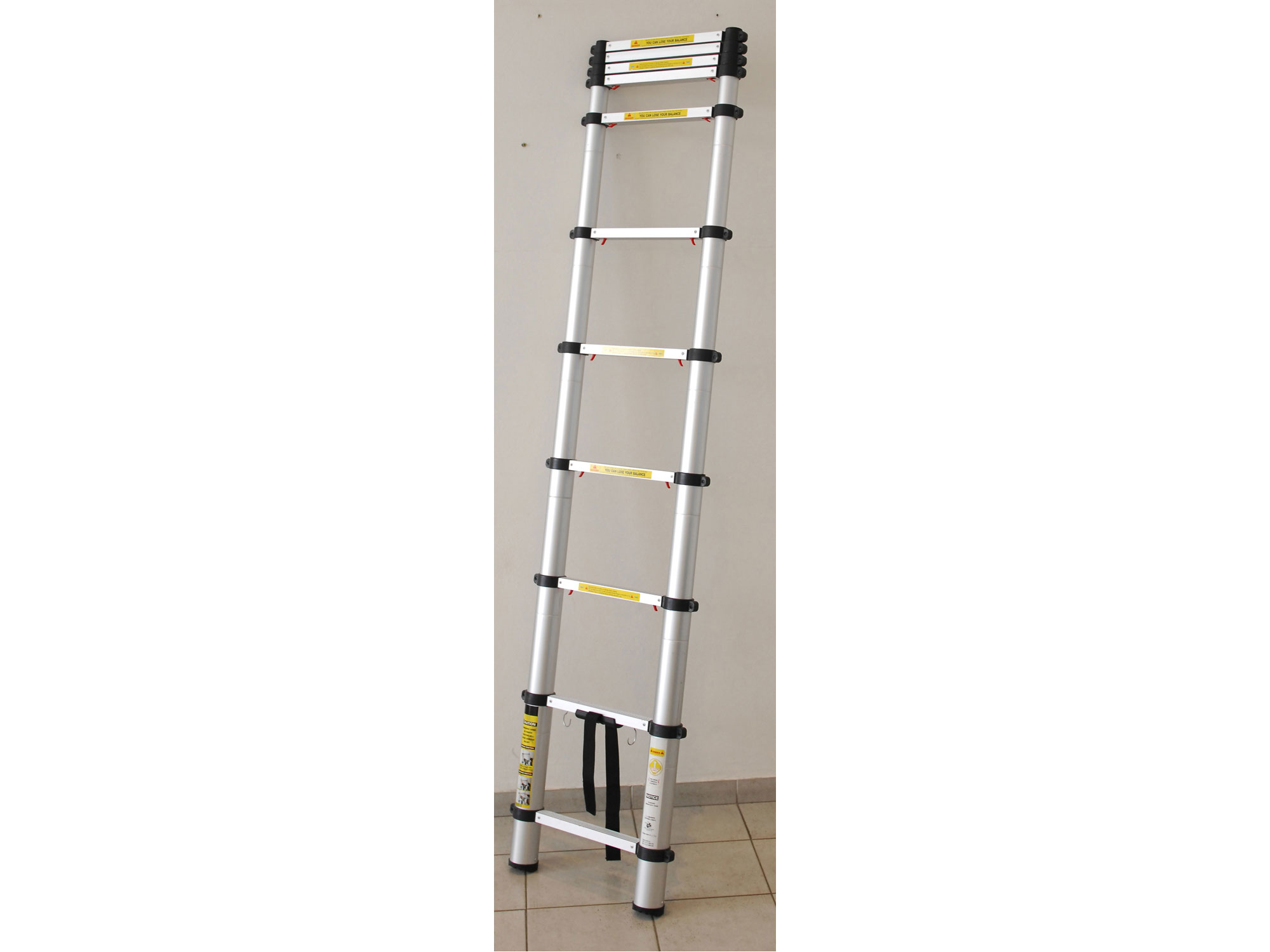 ZRUŠENO! Nahrazeno výrobkem 8849006, žebřík teleskopický, 3,8m