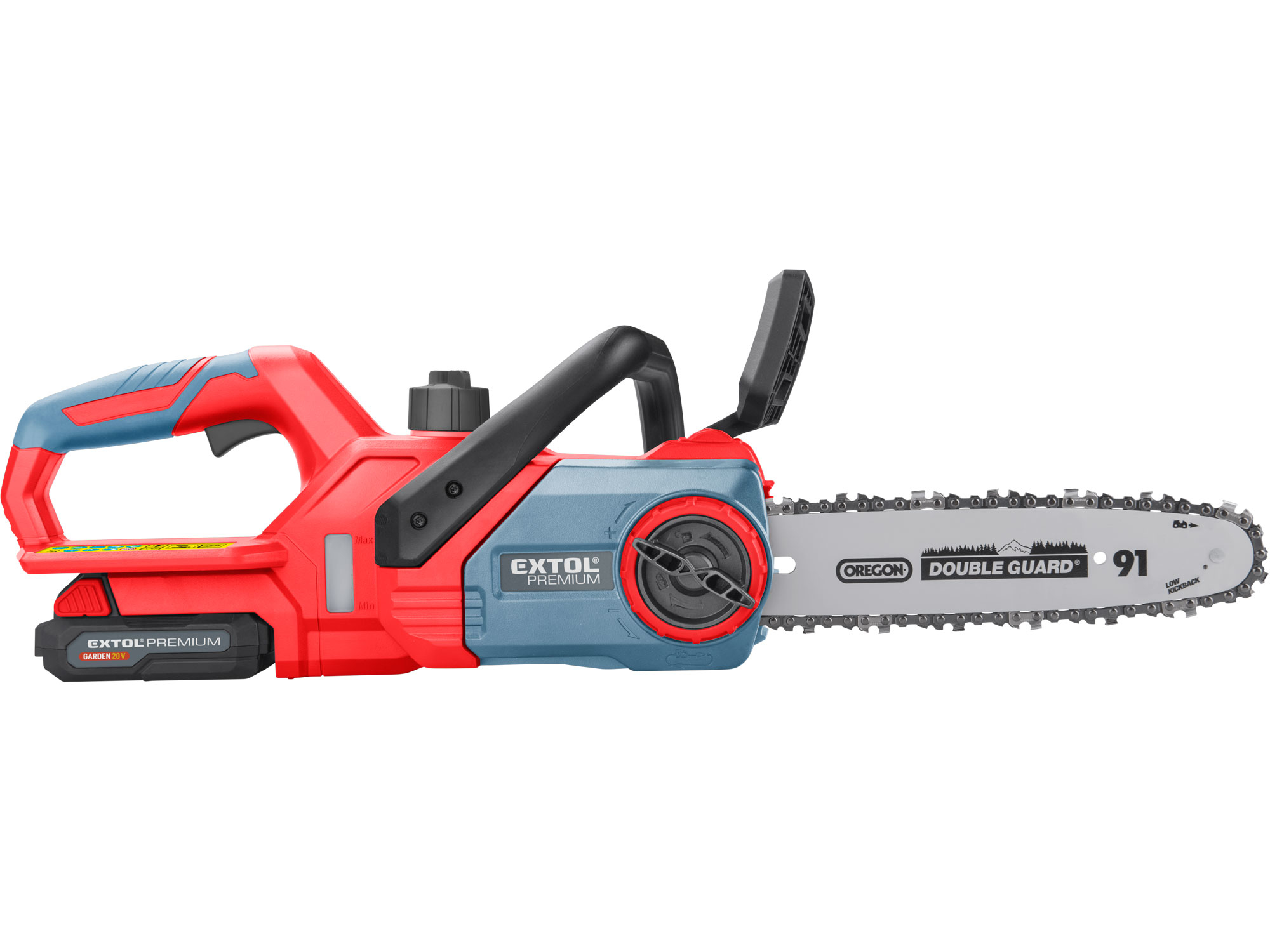 ZRUŠENO! Nahrazeno výrobkem 8891920 pila řetězová aku, 30cm, GARDEN20V, 20V Li-ion, 2000mAh