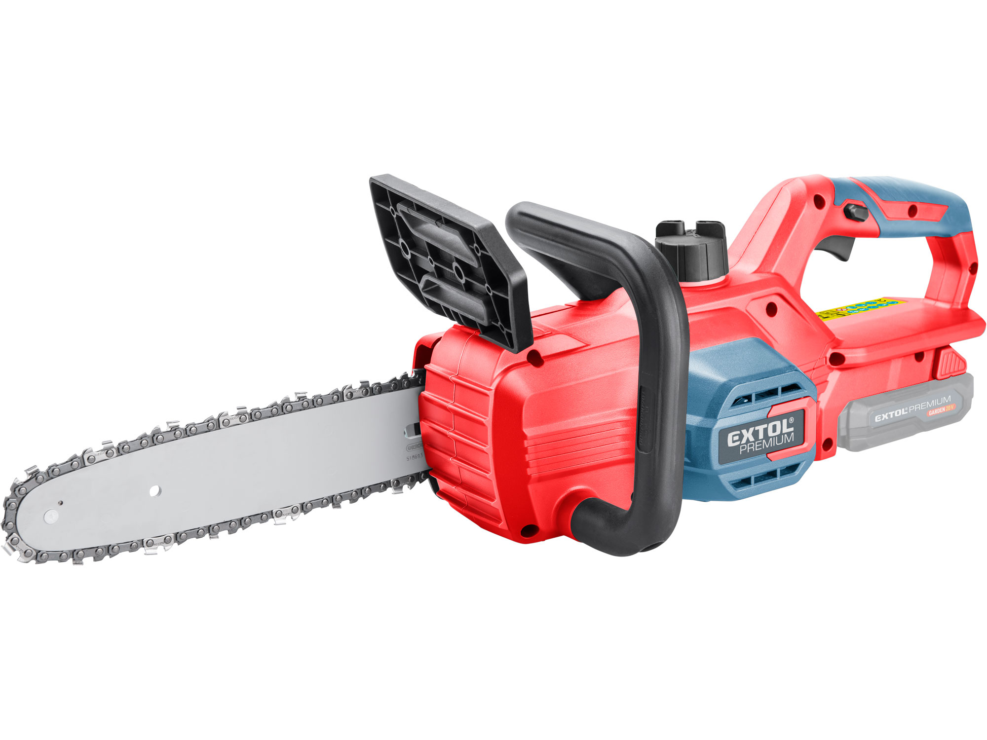 ZRUŠENO! Nahrazeno výrobkem 8891921 pila řetězová aku, 30cm, GARDEN20V, 20V Li-ion, bez baterie a nabíječky