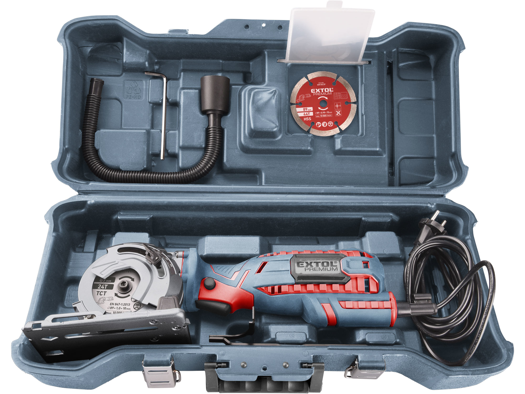 ZRUŠENO! Nahrazeno výrobkem 8893023 pila kotoučová/řezačka, zanořovací, 89mm, 705W