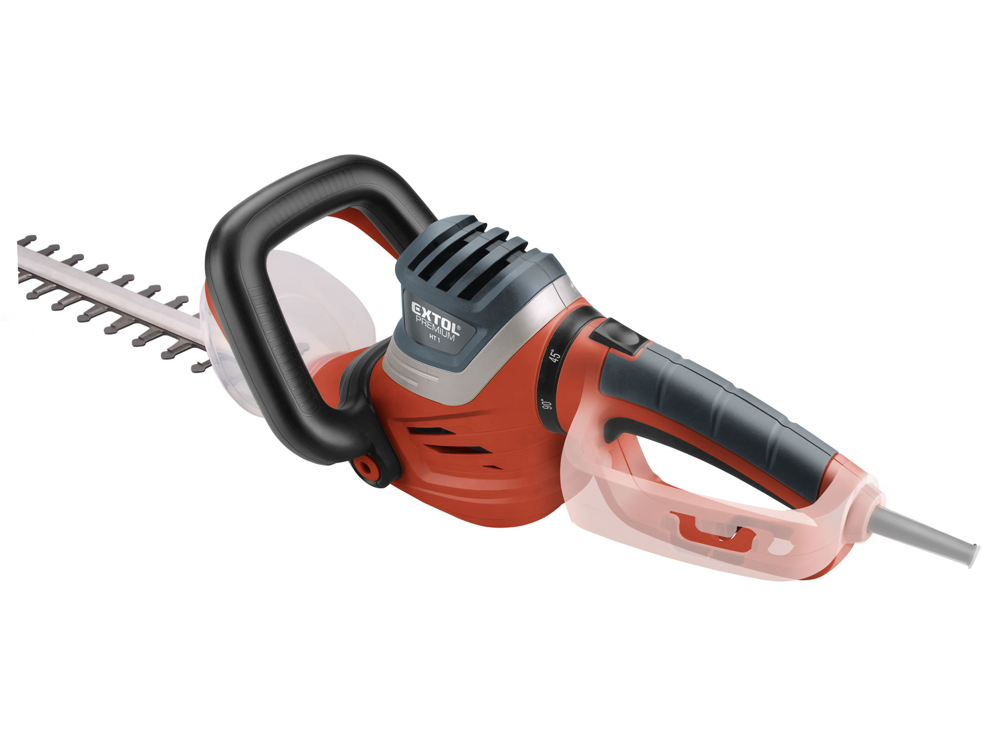 ZRUŠENO! Nahrazeno výrobkem 8895442, nůžky na živé ploty s otočnou rukojetí, 600W, 55cm