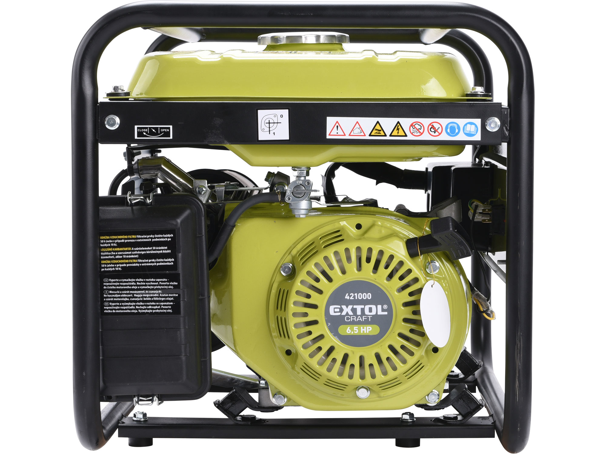 ZRUŠENO! Nahrazeno výrobkem 8895550 | elektrocentrála benzínová, 6,5HP/2,8kW