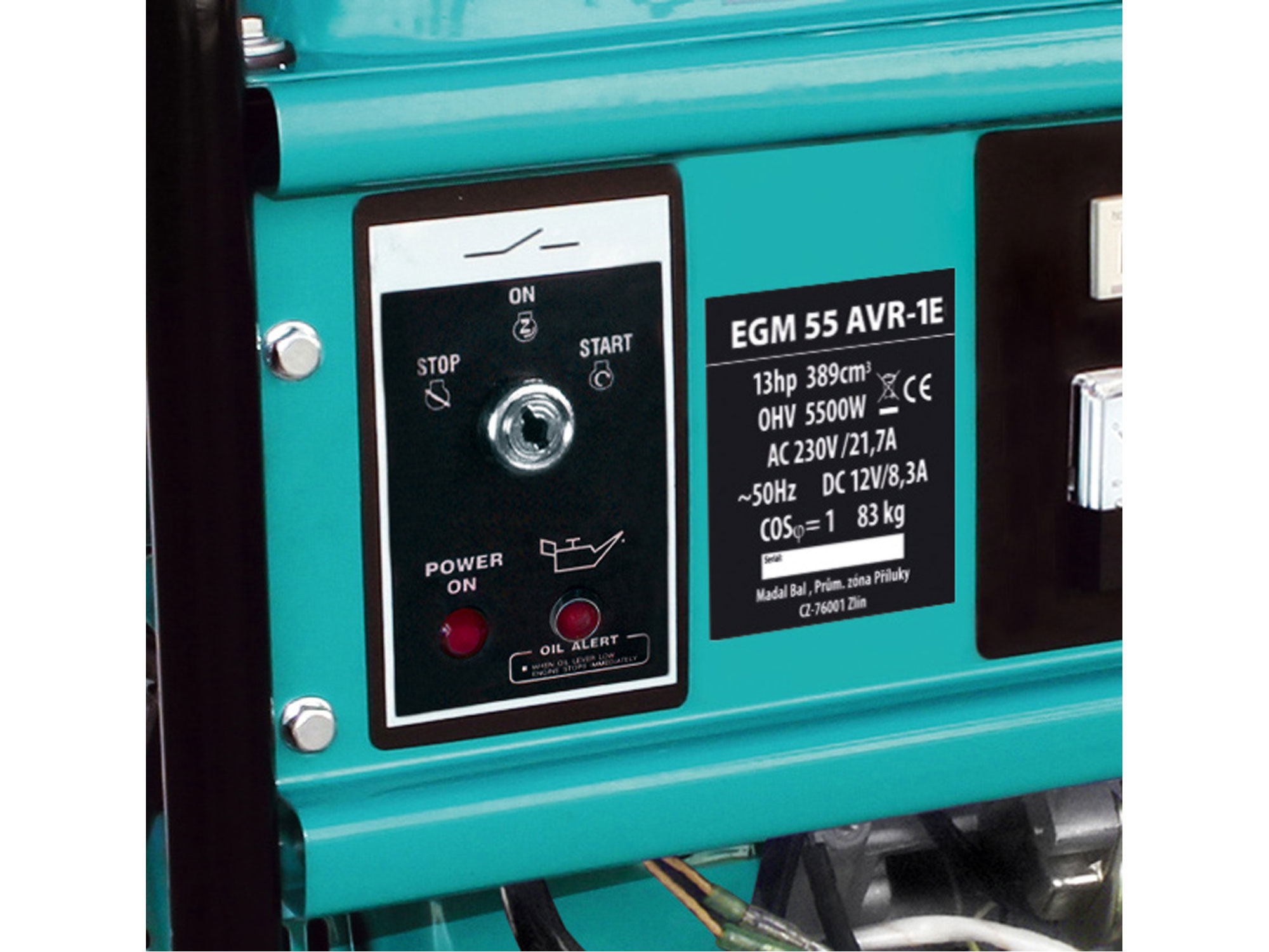 ZRUŠENO! Nahrazeno výrobkem 8896415, elektrocentrála benzínová 13HP/5,5kW, pro svařování, elektrický start